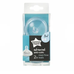 Bottles & Teats*Tommee Tippee Advanced Anti-Colic Teats - 2 pack