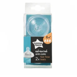 Bottles & Teats*Tommee Tippee Advanced Anti-Colic Teats - 2 pack