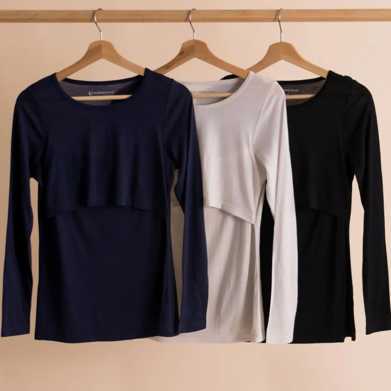 Lounge Wear|Grown Ups*The Sleep Store All Seasons Merino/Tencel LS Breastfeeding Top