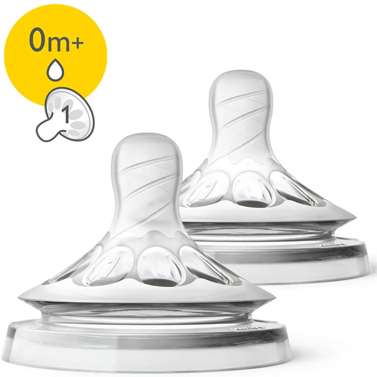 Bottles & Teats*Phillips Avent Avent Natural Teats - 2 pack