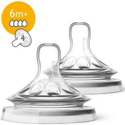 Bottles & Teats*Phillips Avent Avent Natural Teats - 2 pack