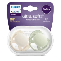 Dummies & Accessories*Phillips Avent Avent Soother Ultra Soft 2 Pack