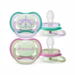 Dummies & Accessories*Phillips Avent Avent Ultra Air Night Soothers 2pk