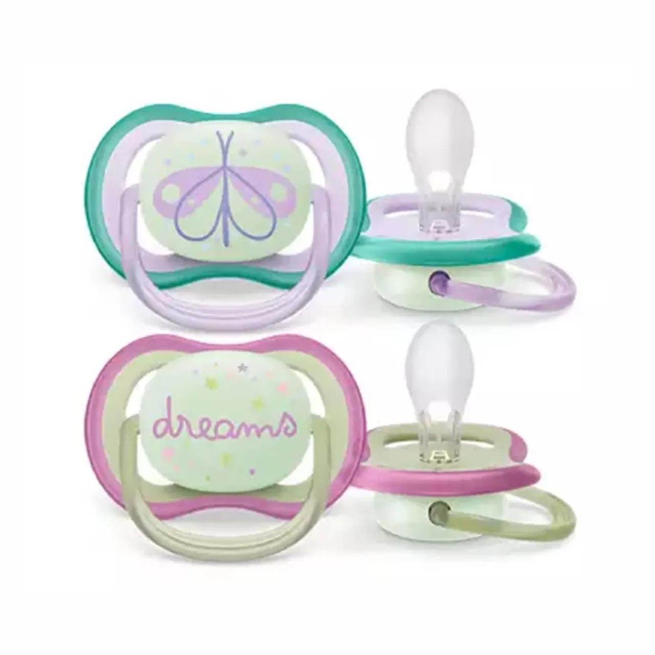 Dummies & Accessories*Phillips Avent Avent Ultra Air Night Soothers 2pk