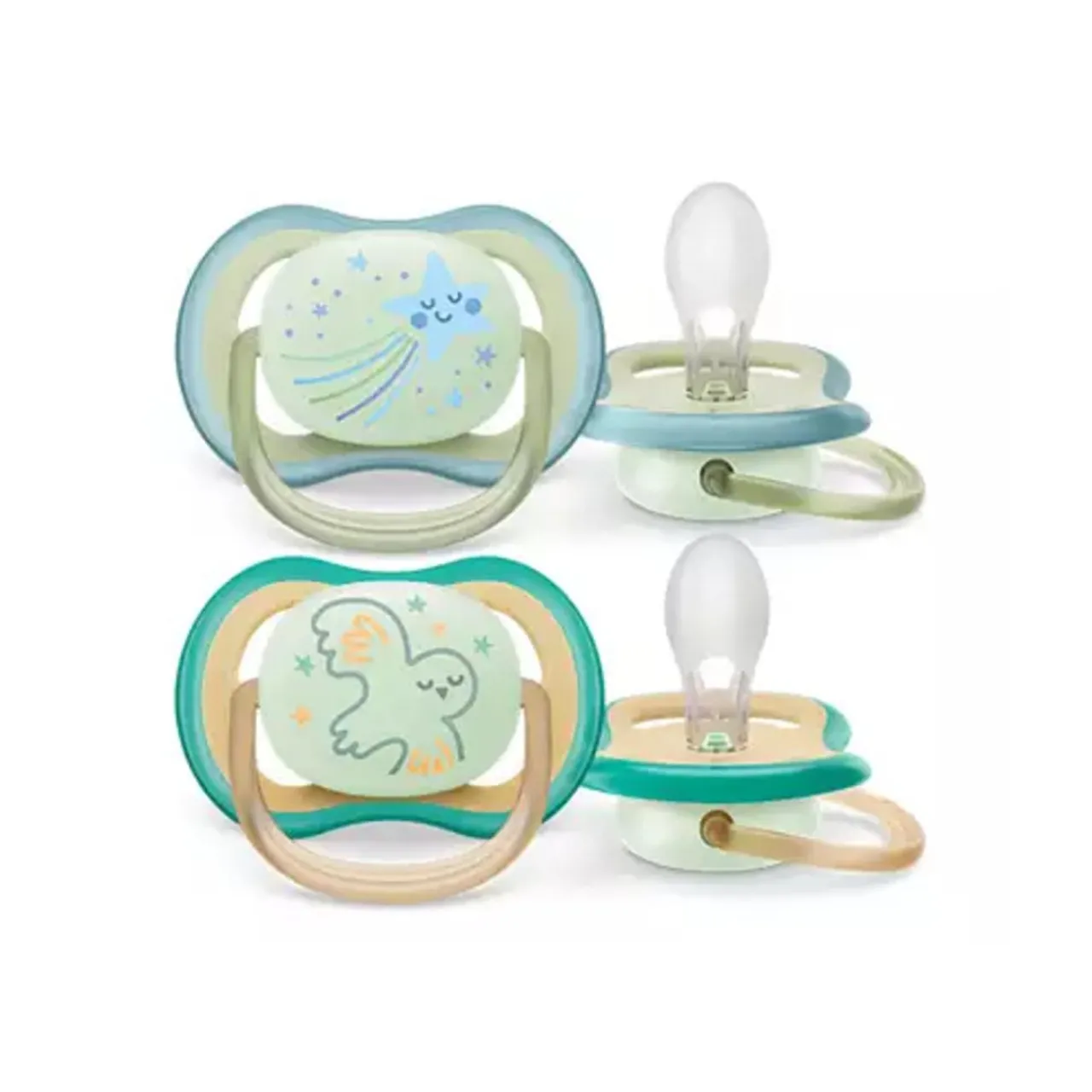 Dummies & Accessories*Phillips Avent Avent Ultra Air Night Soothers 2pk