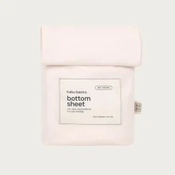 Bassinet & Co-Sleeper Bedding*Babu Basics Organic Cotton Bassinet Fitted Sheet - 40 x 80cm