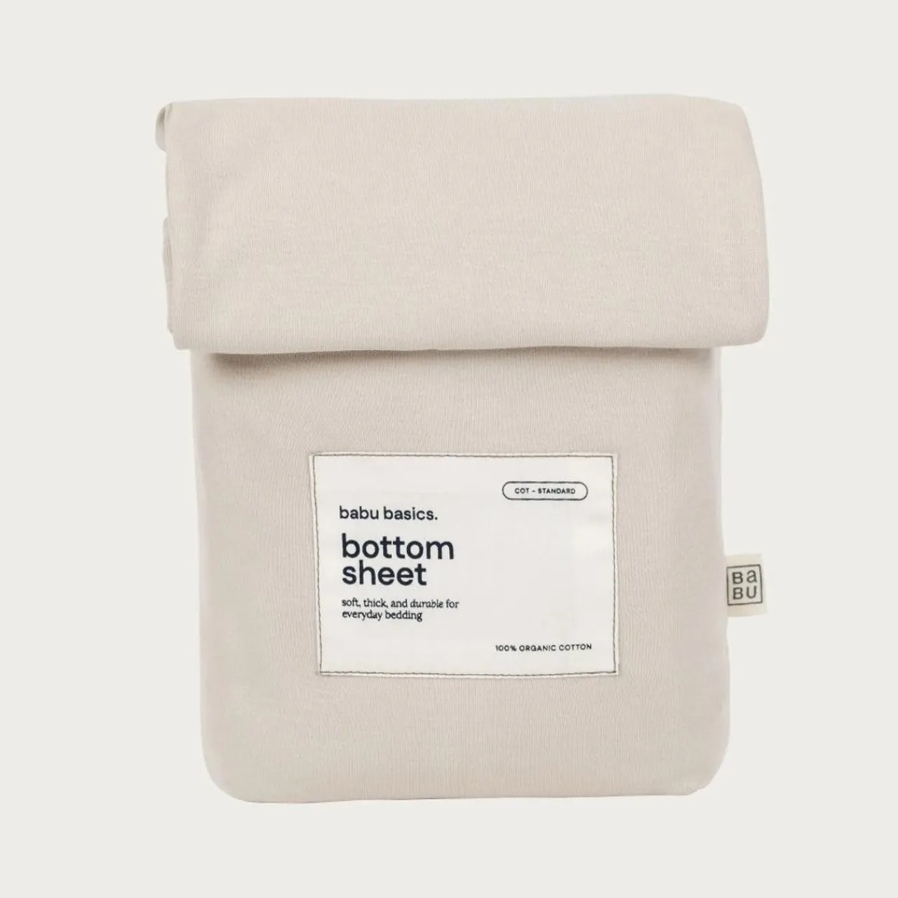 Cot Sheets*Babu Basics Organic Cotton Cot Fitted Sheet - 70 x 135cm