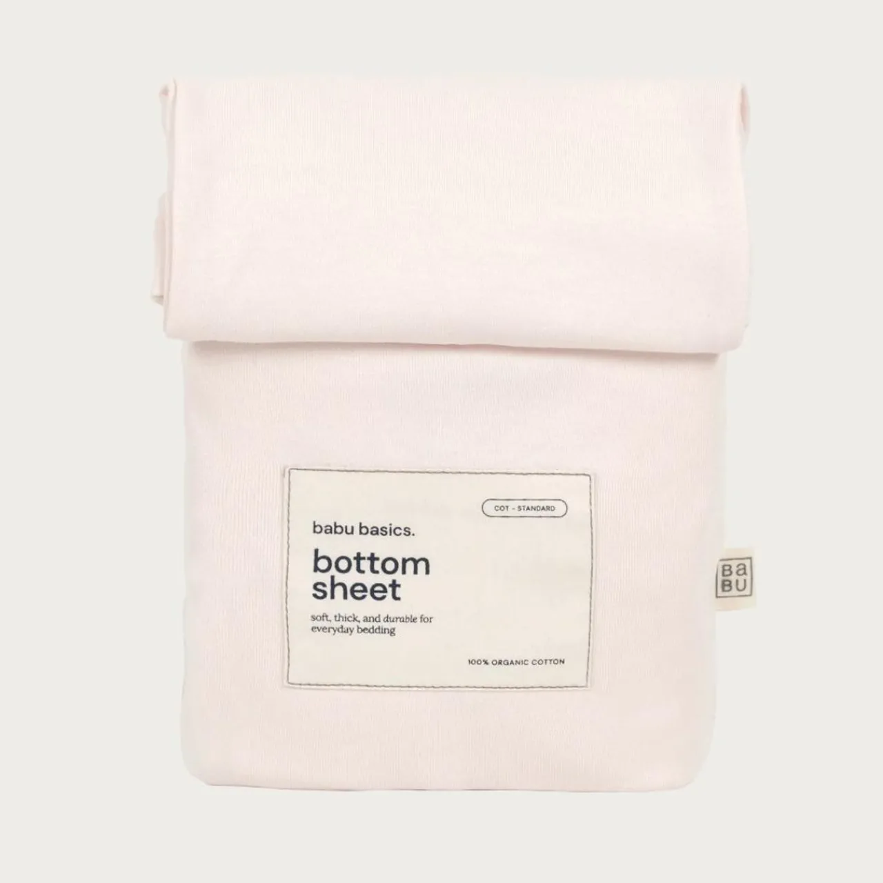 Cot Sheets*Babu Basics Organic Cotton Cot Fitted Sheet - 70 x 135cm