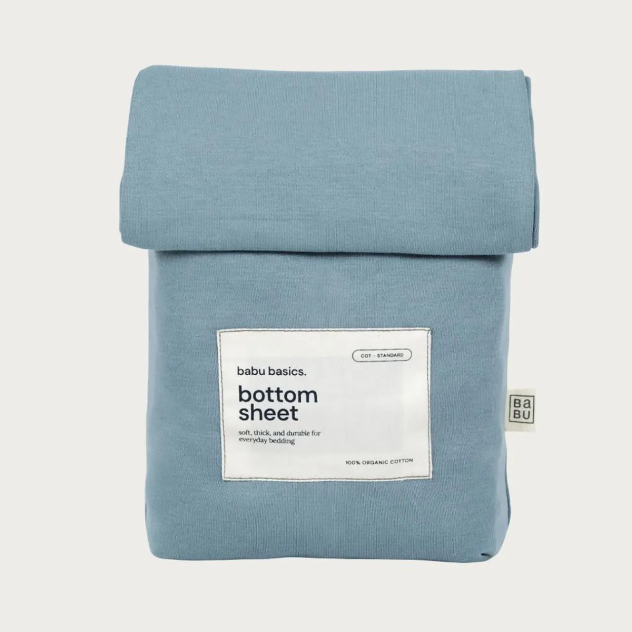 Cot Sheets*Babu Basics Organic Cotton Cot Fitted Sheet - 70 x 135cm