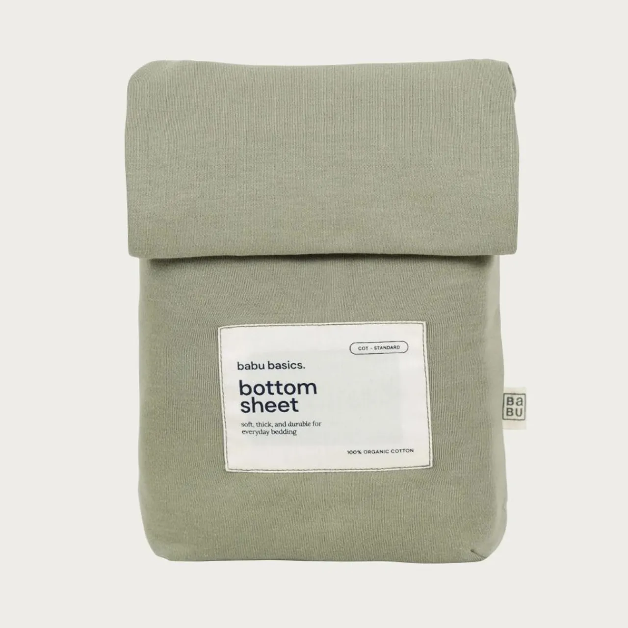 Cot Sheets*Babu Basics Organic Cotton Cot Fitted Sheet - 70 x 135cm