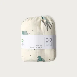 Nappies, Wipes & Wet Bags|Towels & Facecloths*Babu Muslin Wash Cloth 6 Pack