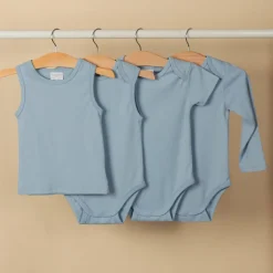 Bodysuits & Singlets*The Sleep Store Baby Basics Organic Cotton Short-Sleeve Bodysuit