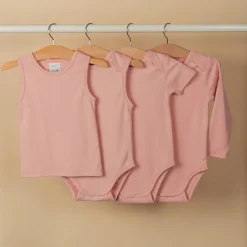 Bodysuits & Singlets*The Sleep Store Baby Basics Organic Cotton Short-Sleeve Bodysuit