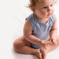 Bodysuits & Singlets*The Sleep Store Baby Basics Organic Cotton Singletsuit