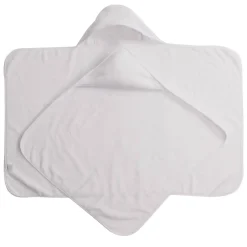 Towels & Facecloths*The Sleep Store Baby Basics Toddler Hooded Towel White