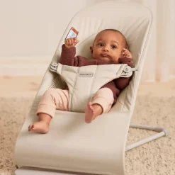 Bouncers & Baby Swings*Baby Bjorn Bouncer Balance Soft - Tri-Fabric Light Beige
