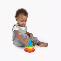 Teeth & Teethers*Baby Einstein Stack & Teethe Multi-Textured Teether Toy