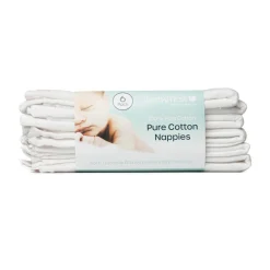 Nappies, Wipes & Wet Bags|Nappies & Training Pants*Baby First Pure Cotton Nappies 6 Pack
