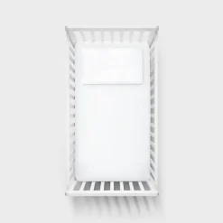 Cot Sheets*BabyRest Bamboo Fitted Sheet 140 x 70cm White