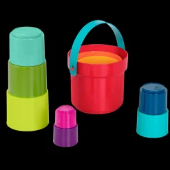 Bath Toys*Battat Stack Up Cups