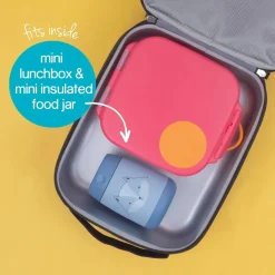Insulated Bags, Totes & Ice Packs|Lunch Boxes, Snack Boxes & Insulated Bags*B.box Insulated Lunch Bag with Drink Holder Bunny Hop