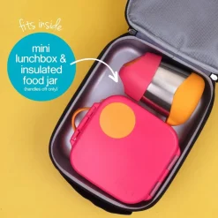 Insulated Bags, Totes & Ice Packs|Lunch Boxes, Snack Boxes & Insulated Bags*B.box Insulated Lunch Bag with Drink Holder Bunny Hop