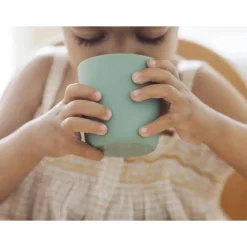 Sippy & Starter Cups*Béaba Beaba Silicone Anti Slip Cup 3pk Grey/Sage/Velvet