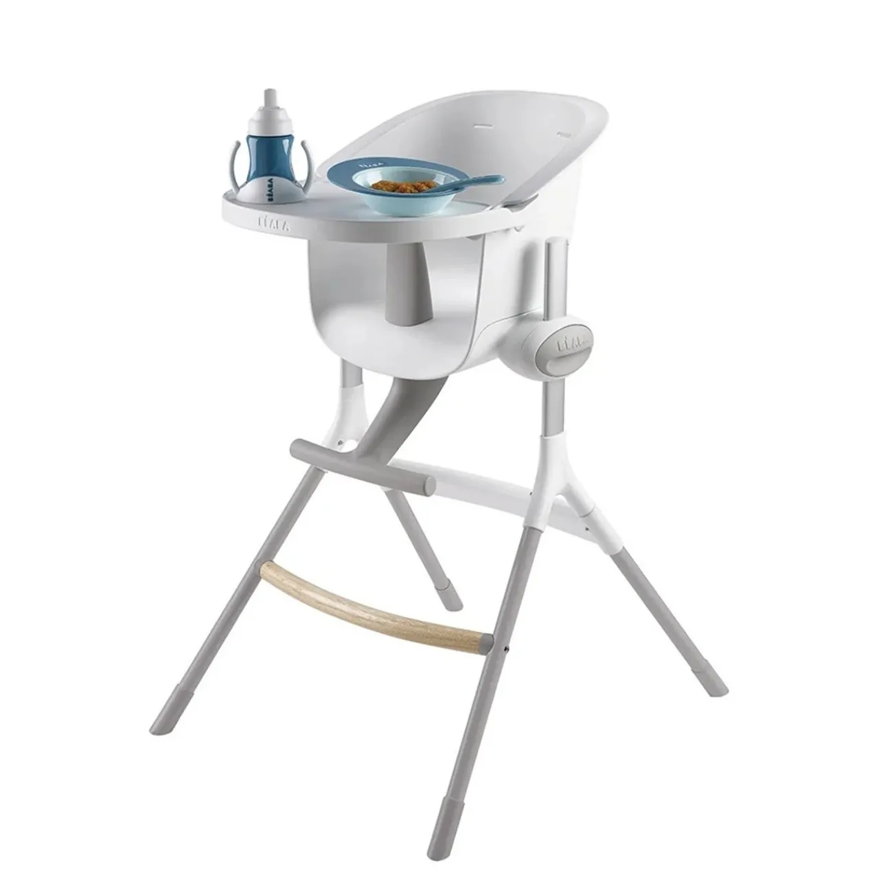 High Chairs & Booster Seats|Starting Solids*Béaba Beaba Up & Down Highchair White