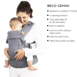 Buckle Carriers*Beco Gemini Cool Mesh Baby Carrier