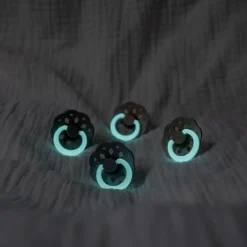 Dummies & Accessories*Bibs Boheme Night Glow Latex Pacifier 2pk