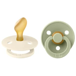 Dummies & Accessories*Bibs Colour Anatomical Latex Pacifier 2pk