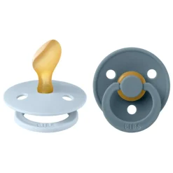 Dummies & Accessories*Bibs Colour Anatomical Latex Pacifier 2pk