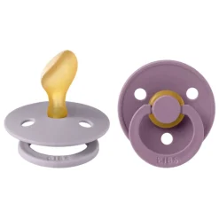 Dummies & Accessories*Bibs Colour Anatomical Latex Pacifier 2pk
