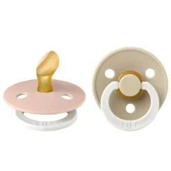 Dummies & Accessories*Bibs Colours Anatomical Night Glow Latex Pacifier 2pk