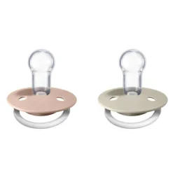 Dummies & Accessories*Bibs De Lux Silicone Night Glow Colour Mix 2pk - One Size