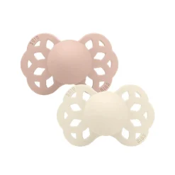 Dummies & Accessories*Bibs Infinity Symmetrical Silicone Pacifier 2pk