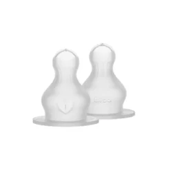 Bottles & Teats*Bibs Replacement Bottle Nipples Silicone 2pk
