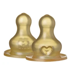 Bottles & Teats*Bibs Replacement Bottle Nipples Latex 2pk