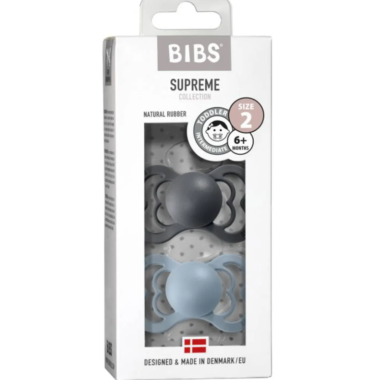Dummies & Accessories*Bibs Supreme Latex Colour Mix 2pk