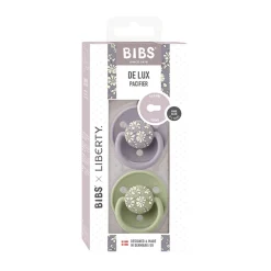 Dummies & Accessories*Bibs x LIBERTY De Lux 2pk - Silicone - One Size