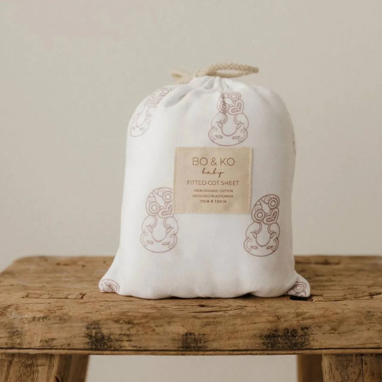 Cot Sheets*BO & KO Baby Fitted Cot Sheet 70 x 130cm