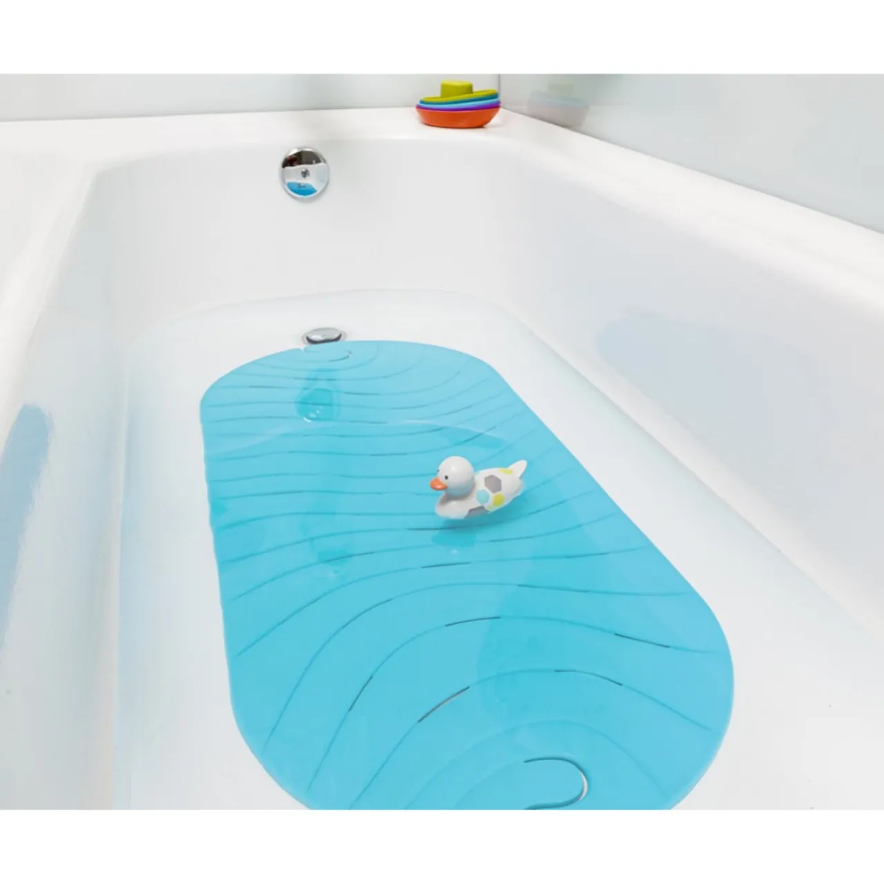 Baths & Accessories*Boon Ripple Bathtub Mat Blue