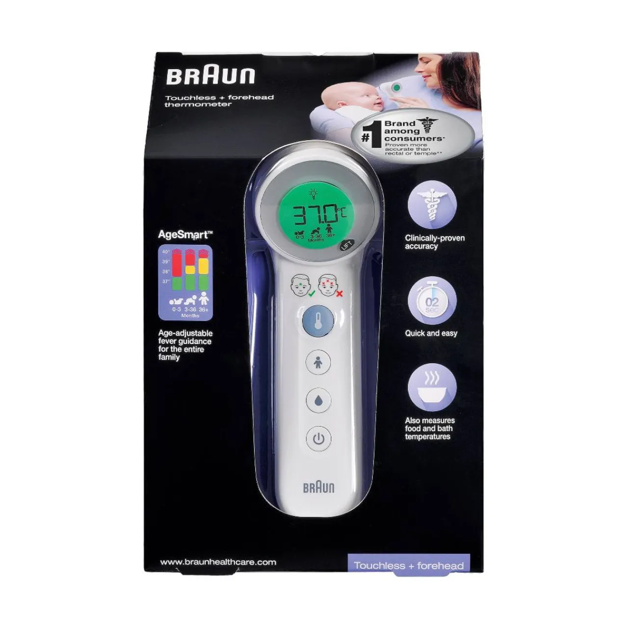 First Aid & Family Health|Baby Care*Braun Touchless & Forehead Thermometer