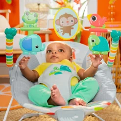 Bouncers & Baby Swings*Bright Starts Playful Paradise Vibrating Baby Bouncer