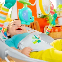 Bouncers & Baby Swings*Bright Starts Playful Paradise Vibrating Baby Bouncer