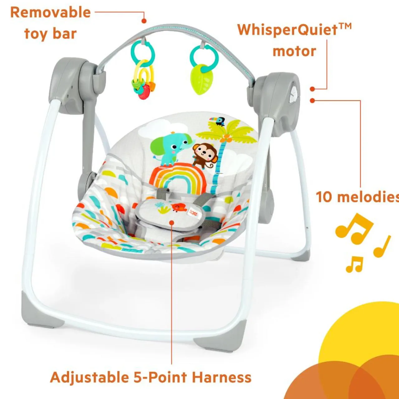 Bouncers & Baby Swings*Bright Starts Playful Paradise Portable Swing