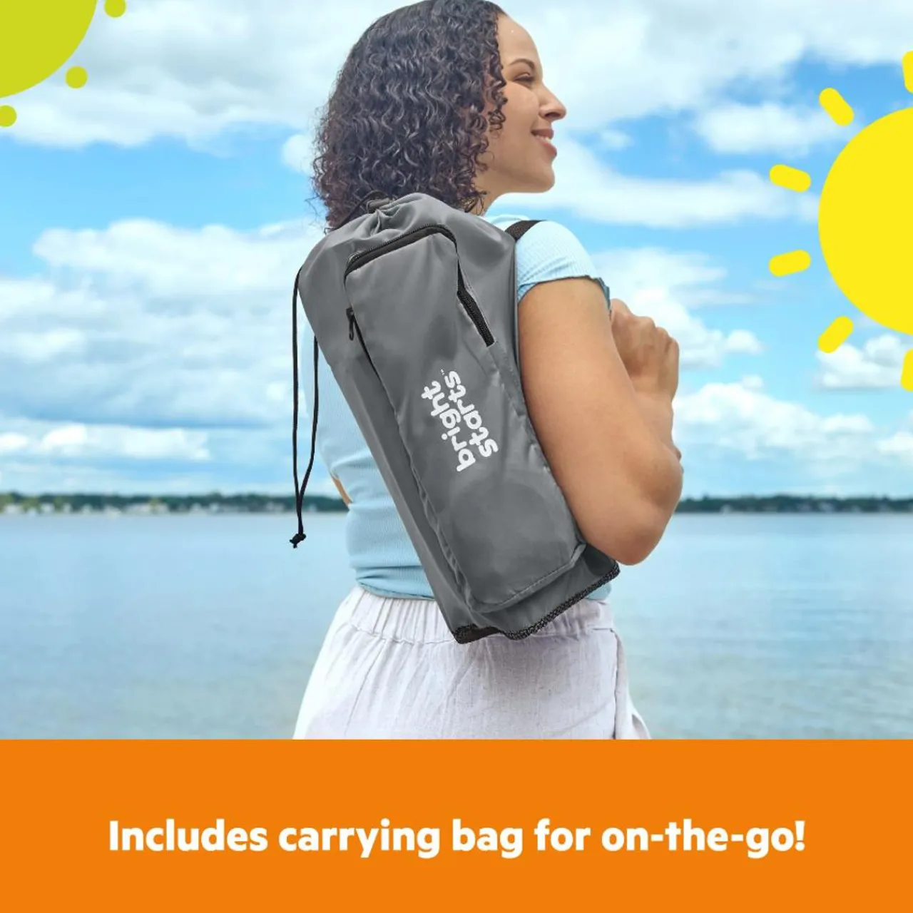 Family Outdoor Essentials|High Chairs & Booster Seats*Bright Starts Pop 'N Sit Portable Booster Seat