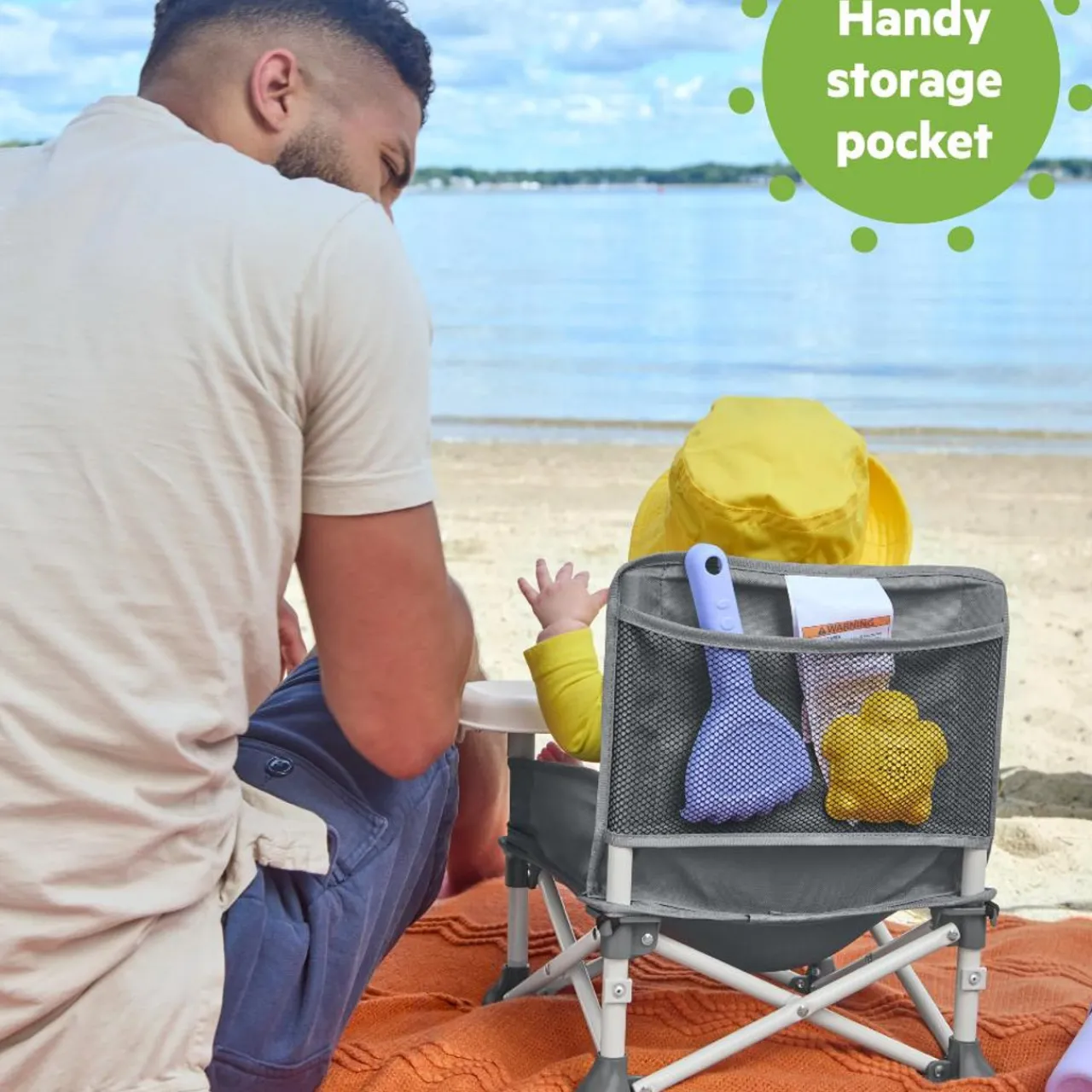 Family Outdoor Essentials|High Chairs & Booster Seats*Bright Starts Pop 'N Sit Portable Booster Seat