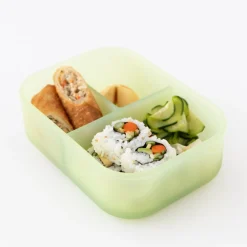 Lunchboxes, Snackboxes & Snack Bags|Lunch Boxes, Snack Boxes & Insulated Bags*Bumkins Bento Box 3 Section - Jelly Silicone - Clearance