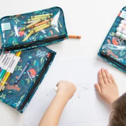 Lunchboxes, Snackboxes & Snack Bags*Bumkins Clear Travel Bag 3pk - SECONDS Jungle